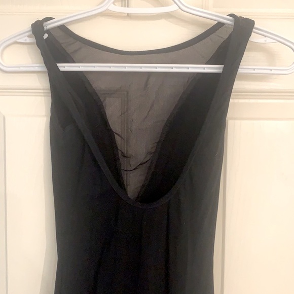 American Apparel black mini dress with mesh detail, size small - Picture 4 of 6